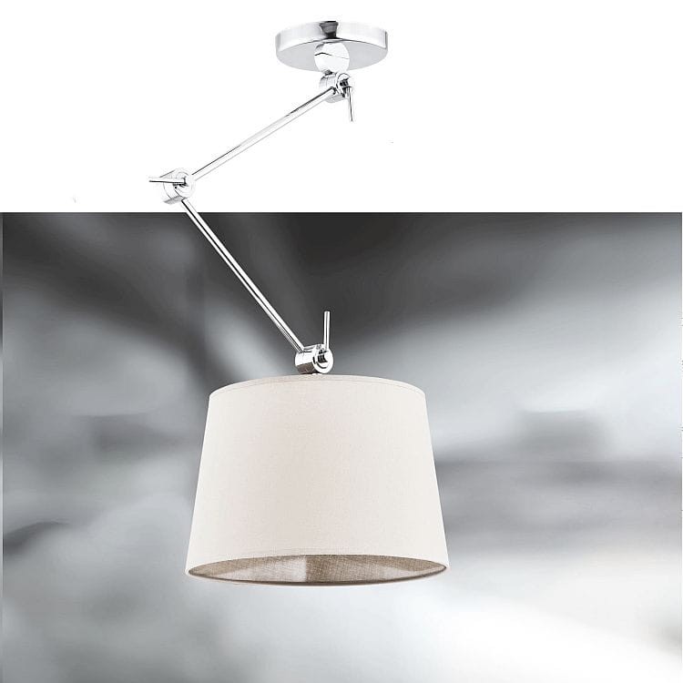 Argon Zakyntos 3548 lampa sufitowa na regulowanym ramieniu z białym abażurem