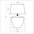 rękodzieło lampa szklana Ravenna Transparent 4concepts