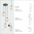 Light Prestige Fondi szklane lampy wiszące transparentny klosz