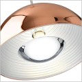 Candellux Amalfi 31-26385 lampa wisząca klosz miedź+srebro+chrom