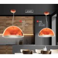 Amalfi metalowe lampy wiszące z okrągłym kloszem do jadalni Candellux