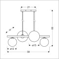 candellux Kama 34-73426 lampa wiszaca