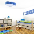 Cloud 7544 niebieska lampa sufitowa dla dzieci 4xE27 TK Lighting