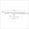 Eko-Light Milagro biały kinkiet nad lustro IP44 60cm Shine ML3878