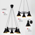 Candellux More czarne lampy metalowe