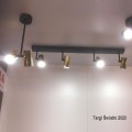 Kaja Horin-K reflektory sufitowe z metalowym złotym kloszem