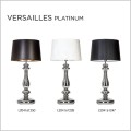 4concepts Versailles Platinum srebrne lampy szklane z abażurami