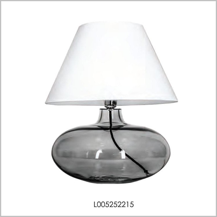 4concepts Stockholm Black L005252215 lampa stołowa ze szkła