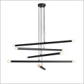 Aldex Artera Tubo 10 Black 1072M1 lampa wisząca 100cm 10xE14