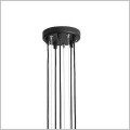 Aldex Artera minimalistyczna lampa wiszaca Tubo 10 Black 1072M1