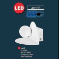 Candellux Zenit 21-70282 kinkiet LED z gniazdem USB