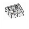 Plafon Monza chrom szkło fazowane 2 x E14 Light Prestige