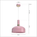 Różowa lamoa do pokoju dziewczynki Malmo Pink mlp6199 Eko Light Milagro