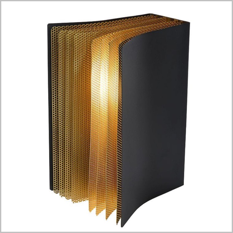 Lucide Extravaganza Livret 78596-01-30 czarna lampka do sypialni 1xE14 40W
