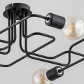 Hook 6 lampa sufitowa industrialna czarna Alfa 24746