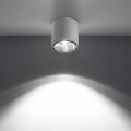 Tiube SL.0695 biały plafon sufitowy średnica 12cm Sollux Lighting
