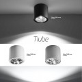 plafony sufitowe w kształcie walca Tiube  Sollux Lighting