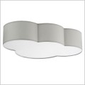 szary plafon do pokoju dziecięcego TK Lighting CLOUD 3145 GRAY