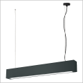 minimalistyczna lampa podwyższona szczelność IP44  Ibros LP-7001-1P BK-63 18-4 Light Prestige