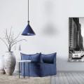 Loftlight Konko 60 Indigo lres lampa w kształcie stożka do salonu