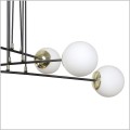 Emibig OGNIS 6 BLACK 966/6 czarna lampa wisząca