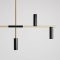 lampa wisząca Trevo 6 Brass 1083K40 6xGU10 Aldex