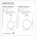 lampy wiszące LED do oświetlenia przy lustrze Light Prestige  LP-Mirror