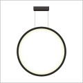 czarna lampa wisząca do łazienki IP44 Mirror Light Prestige  LP-999/1P L BK