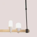 motyw ptaków siedzących na gałęzi lampa wisząca Sakai Ledea Candellux