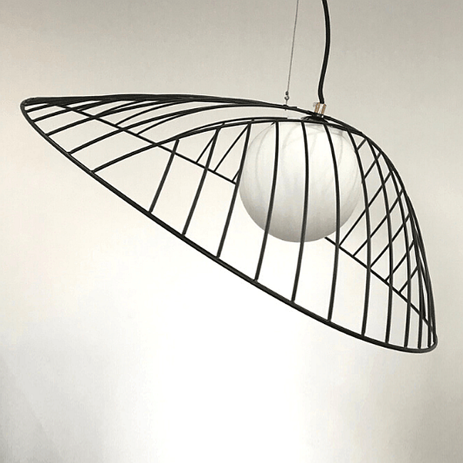 LEDEA Inagi 50101083 industrialna lampa wisząca klosz szklana kula