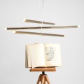 nowoczesna złota lampa wisząca Aldex Tubo 1072K30