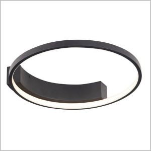 Velvet 40cm czarny plafon LED MAXlight