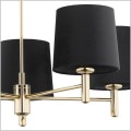 Argon duża elegancka lampa wisząca 5xE27 Ponte Plus 2107