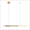 Trio 1 Gold LED lampa wisząca z możliwością ściemniana Maxlight P0425D