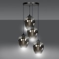 Emibig lampa wisząca Istar 4BL 680/4 Premium Grafit