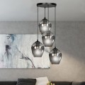 nowoczesna lampa wisząca Istar 4BL 680/4 Premium Grafit Emibig