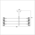 Light Prestige Snow 6 lampa wisząca ruchome ramiona