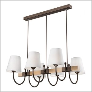 Julietta lampa rustykalna do jadalni 6xE27 Lamkur