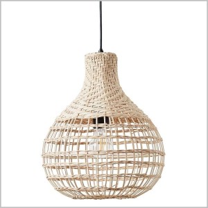 Southsea lampa wisząca z rattanu w stylu boho 1xE27 Brilliant