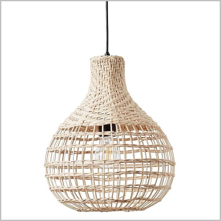 Brilliant Southsea 99550/09 lampa wisząca klosz ręcznie wykonany z rattanu