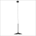 czarna lampa wisząca do jadalni 6W 3000K Maxlight Hana P0456
