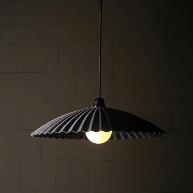 Loftlight Fala Velvet aluminiowa lampa wisząca pokryta zamszem