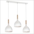 potrójna lampa wisząca Luminex Noak Wood 1196
