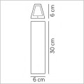 SU-MA kinkiety zewnętrzne Tin wysokość  30cm