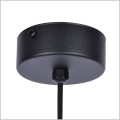 lampa Kaja Faro czarna metalowa podsufitka