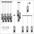 Kaja rodzina lamp wiszących i kinkietów Falcon