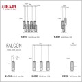 Falcon industrialne czarne lampy metalowe polski producent Kaja