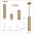 lampy sufitowe złoty połysk Kaja Cork
