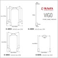 Vigo marki Kaja lampy typu pająk