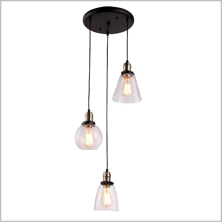 Kaja Samanta K-8036B-3 lampa wisząca na okrągłej podsufitce